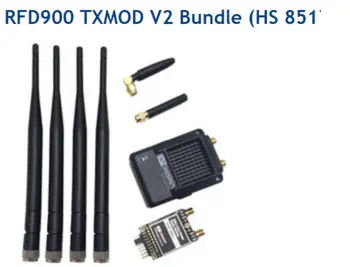 RFD900 TXMOD V2 2,2 Комплект радиомодем RFDesign Remote900 + 900 915 868 Mhz сверхдальние телеметрические данни RC система за управление на 2в1