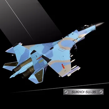 1:72 Симулация модел на самолет СУ-35 от сплав, военен модел на руския SU35