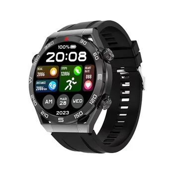 2023 GPS Smart-Часовници Мъжки 1,5-Инчов Голям HD AMOLED Дисплей, Hi-Fi Гласово Повикване NFC Часовници с Компас IP68 Водоустойчив ЕКГ Смарт Часовници