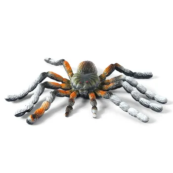 Имитация на паяк, фалшиви реалистични паяци, модел играчки, ужасни накити, реквизит за Хелоуин, детска развитие на играчка-пузик