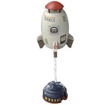 Детски разбрызгиватель Изстрелване на ракети 360-градусов въртящ се разбрызгиватель Външен разбрызгиватель вода за деца, брызгающих