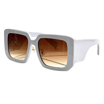 Висококачествени Луксозни Модни слънчеви очила са в стар стил, дамски слънчеви очила в квадратни ацетатна рамки Оверсайз, слънчеви очила Oculos De Sol UV400, очила