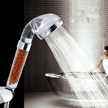 Накрайник за душ с високо налягане Анион Спа Замяна накрайник за душ с фильтрующими топки Душ ръчен водосберегающий накрайник за душ Инструменти за баня