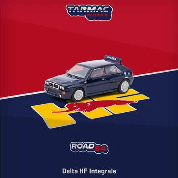 Works Tarmac TW 1:64, диорама от сплав Lancia Delta HF Integrale, е колекция миниатюрни играчки Carros в наличност