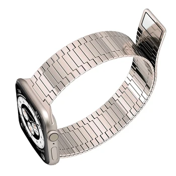 Връзка Гривна за Apple Watch Ultra Band 49 мм 8 7 45 мм 41 мм Контур Каишка от Неръждаема Стомана iWatch 6 5 4 3 SE Каишка 44 мм 42 мм 40 мм 38
