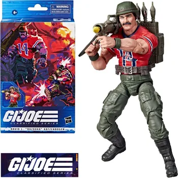 Оригинална 6-инчовата серия G. I. Joe Classified 062 David L Bazooka Katzenbogen, са подбрани фигурки, играчки