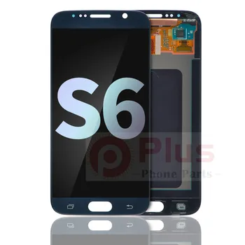 OLED-дисплей, без подмяна на рамка за Samsung Galaxy S6 (пакет) (черен сапфир)