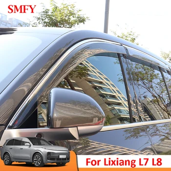 За Lixiang L7 L8 2023 Аксесоари, козирка на странично прозореца на колата, защита от дъжд, непромокаемая защитно покритие, ленти за защита от атмосферни влияния
