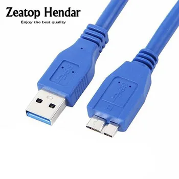1 бр. висок клас син кабел 3 метра на 3 метра и 1 m 1 m USB 3.0 A от щепсела до Micro-B