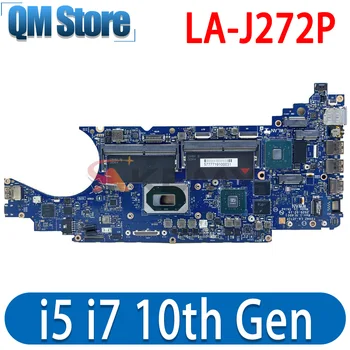 LA-J272P за dell latitude 5411 дънна Платка на лаптоп с I5-10400H i7-10850H CPU V2G GPU 100% Напълно тестван