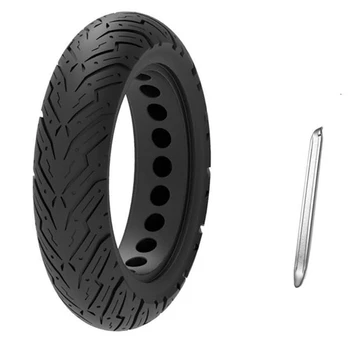 Замяна амортизирующая гума гумата е здрава гума за скутер, антивзрывная гума, плътна гума за електрически скутер Ninebot Max G30, черен