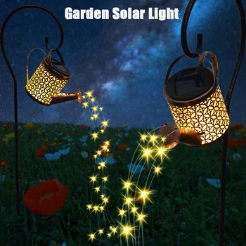 Слънчевата лейка, подвесная лампа за водопад, водоустойчив декорация за градината, на верандата, на тревата, пейзаж осветление на задния двор