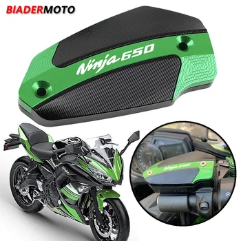 Мотоциклет с ЦПУ Предната и Задната Капачка на Резервоара на Спирачната Течност Защитни Аксесоари За Kawasaki NINJA650 Ninja 650 2017-2020 2021 2022