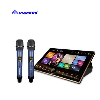 InAndOn най-Новите караоке-машина 18,5 5в1 4Т за домашно парти, Нов дизайн, Сензорен екран система Android, Караоке-плейър, Караоке система