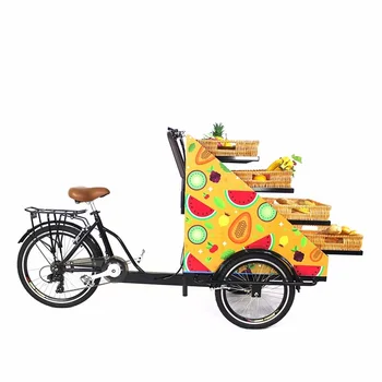 Триколка триколка за възрастни, количка за продукти, количка за плодове