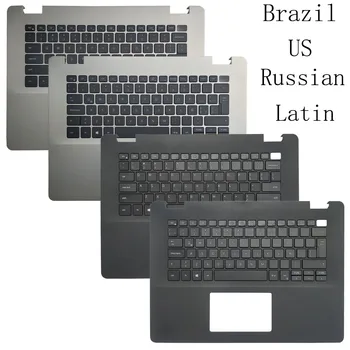 Нова Испанска/Бразилски/Руски/американски/Латинска Клавиатура За Dell Vostro 3400 3405 V3400 0CX6T3 С Поставка за ръце Горния Капак на Корпуса