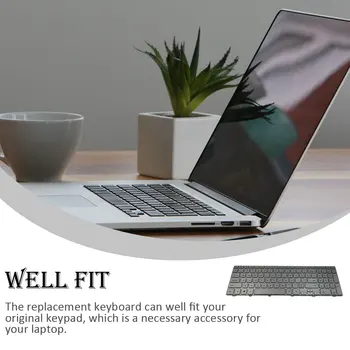 Клавиатурата е с подсветка на клавиатурата за домашния офис, клавиатура за бързо набиране на текст, защитно подмяна на лаптоп Dell Inspiron 15-7537