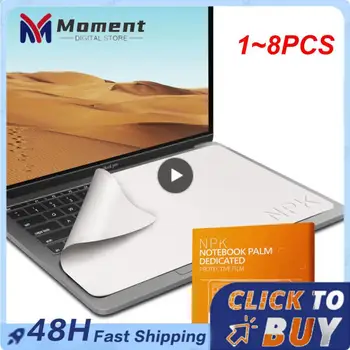 1-8 бр. калъф за лаптоп с клавиатура на дланта от микрофибър, пылезащитная защитно фолио, кърпичка за почистване на дисплея на MacBook