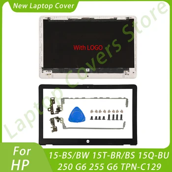 Нов Калъф за лаптоп HP 15-BS 15T-BS 15-BW 15Z-BW 250 G6 LCD дисплей на Задната част на Кутията на Предната Рамка Фокусът за ръце Долен Корпус делото Замени Бял