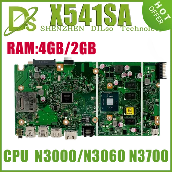 KEFUX541SA дънна Платка за лаптоп Asus X541SA A541SA F541SA R541SA D541SA дънна Платка за лаптоп С процесор N3000/N3060/N3700 4 GB оперативна памет