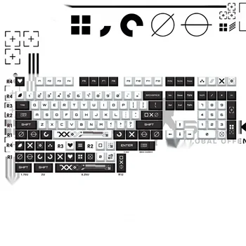 132 капачка за ключове CSGO print set термосублимационный капачка за ключове механична клавиатура CHERRY/Ai Stone/akko/Black Lord/Amiloco