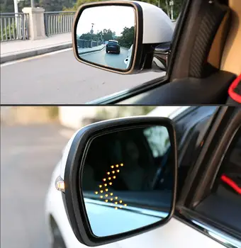 Антирефлексно Стъкло Led Странични огледала за обратно виждане с подгряване за Toyota Alphard 2012-2020