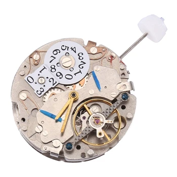 С часовников механизъм LB10 Автоматичен механичен механизъм L10 часовници Сърцето на 5-пинов Механизъм за 12 часа Календар 3/9 секунди