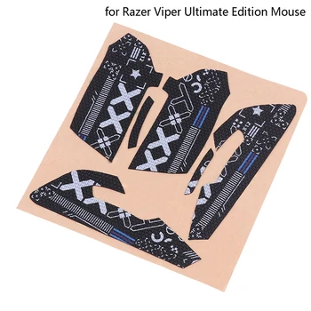 1 бр., имат противоплъзгаща лента за мишки ръчна изработка на стикери за мишки, подходящи за Razer Viper Ultimate Edition, мини стикери за мишки