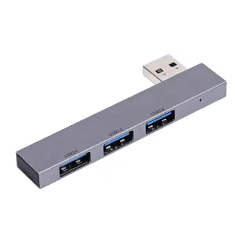 Компактен USB2.0/USB3.0 Мультиразветвитель Hub удължителен кабел Plug Play USB Hub, Мини USB2.0/USB3.0 Докинг Станция за Лаптоп