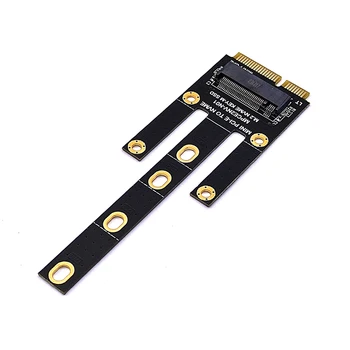 НОВ Адаптер Mini PCIE за NVME Mini PCIE за M2 MINI PCI-E за преобразуване на NVME карта Странично Подкрепа 2230 2242 2260 2280 NVME PCIE SSD M2
