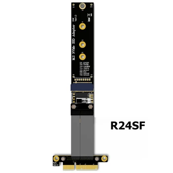 ADT-Линк за M. 2 NVMe SSD Удлинительный Кабел Твърд диск Странично Card Подкрепа M2 за PCI Express 3,0x4 PCIE Пълна скорост 32 Г/бит/с