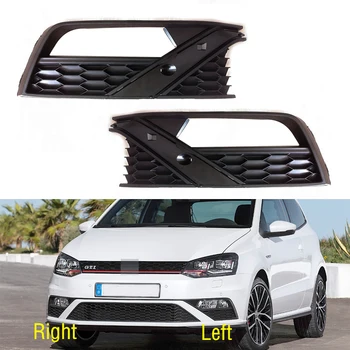 За VW Polo GTI 2014 2015 2016 2017 авто предна броня противотуманный фенер тампон на лампа Рамка на Решетката на Кутията Рамка на предния капак