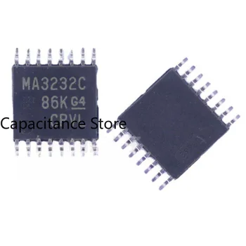 10ШТ MAX3232 MAX3232CPWR Ситопечат MA3232C TSSOP16 RS232 Чип Радиоприемник