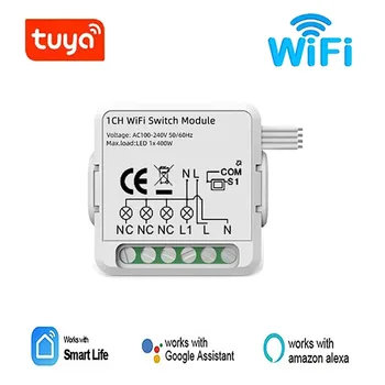 Sasha Wifi Smart Switch Модул Умен Разъединитель САМ 1234 Група за Поддръжка на 2-полосного управление С Алекса Google Home Работят заедно