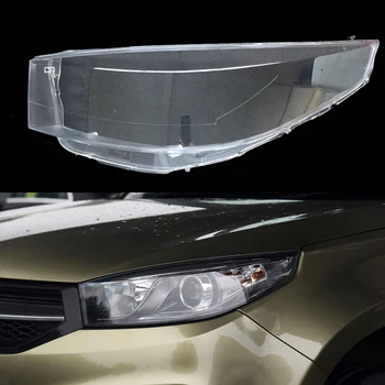 Капак фарове на колата за Chery Tiggo 3 2014-2016 покриване на предната светлини лампа капак фарове обвивка маска на лампа стъклени лещи