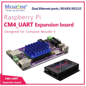 Такса за разширяване на Raspberry Pi CM4_UART Алуминиев корпус (опт) е Изолиран високоскоростен модул RS485 на промишлено ниво