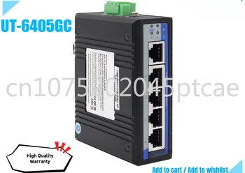1000 М 5 Порта, RJ-45 Мрежа Gigabit ethernet Unmanaged Промишлен Ethernet Switch DIN-рейк IP40 Пълен полу-дуплекс UT-6405GC