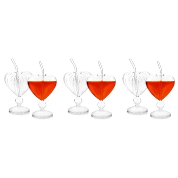 Прозрачни творчески чаши за напитки, чаша за коктейли с сок