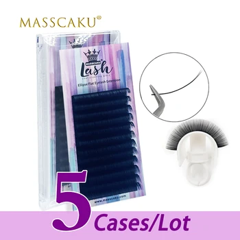 5 бр./лот MASSCAKU продажба на 12 реда C D curl меки мигли от естествена норка эллипсообразные мигли с високо качество, меки изкуствени мигли, изкуствени мигли maquiagem