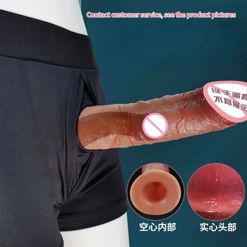 Жените носят силиконови средства за флирт на кръв към пениса за пара, течен силиконови секс-аксесоари, бельо за жени.