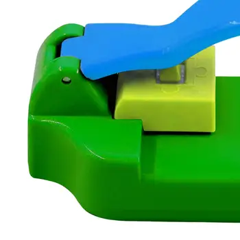 Машина за производство на пъзела за детски инструмент за рязане на пластмаса, хартия син цвят