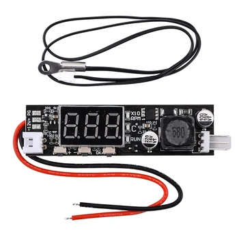 Водачът модул DC 12 PWM 2-3 тел Регулатор на температурата Регулатор на скоростта на вентилатора на Модула на дисплея за вашия КОМПЮТЪР /аларма 0,2-2A