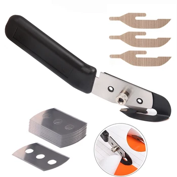 EHDIS, нож за винил амбалажна хартия, универсален нож с стикер от PTFE, стикер от въглеродни влакна, инструмент за рязане на фолио за оцветяването на прозорци