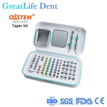 GreatLife Dent Osstem Инструмент за облекчаване на налягането на водата в Челюстен пазва Osstem Хирургически напредналите заострени Зъбен Имплант Osstem Taper Kit