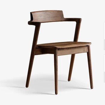 Дървени ергономични трапезни столове с модерен дизайн, луксозни трапезни столове от суета, Реколта кухненски мебели Poltrona Design за хранене