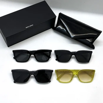 Новият Корейски Марка на GM Модни Слънчеви Очила НЕЖНО MONDO Дизайн За Мъже жени Квадратни Поляризирани Слънчеви очила с UV400 С оригиналната кутия
