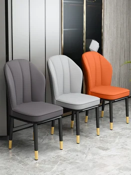 Лесен е луксозен семеен кът стол в скандинавски стил с един прост стол, утайка от хол, модерна хотелска мебели Muebles