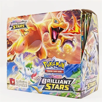 360 бр. Английската версия Pokemon TCG Меч и щит Блестящи звезди кутия-бустер стратегията за игра на карти играчки
