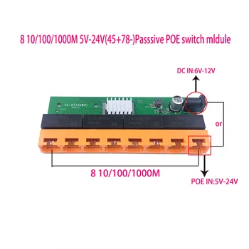 OEM Нов модел 8-портов Gigabit комутатор, Тенис на RJ-45 Ethernet Комутатор 10/100/1000 Mbps Lan Gigabit комутатор rj45 tp-link