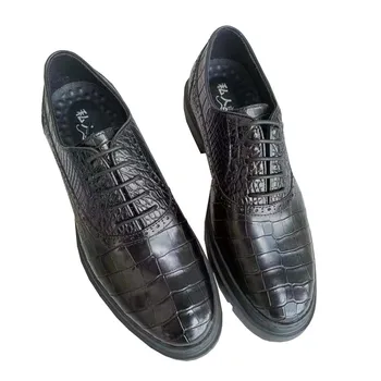 нова мъжки обувки yingshang за почивка, мъжки обувки от крокодилска кожа за мъже